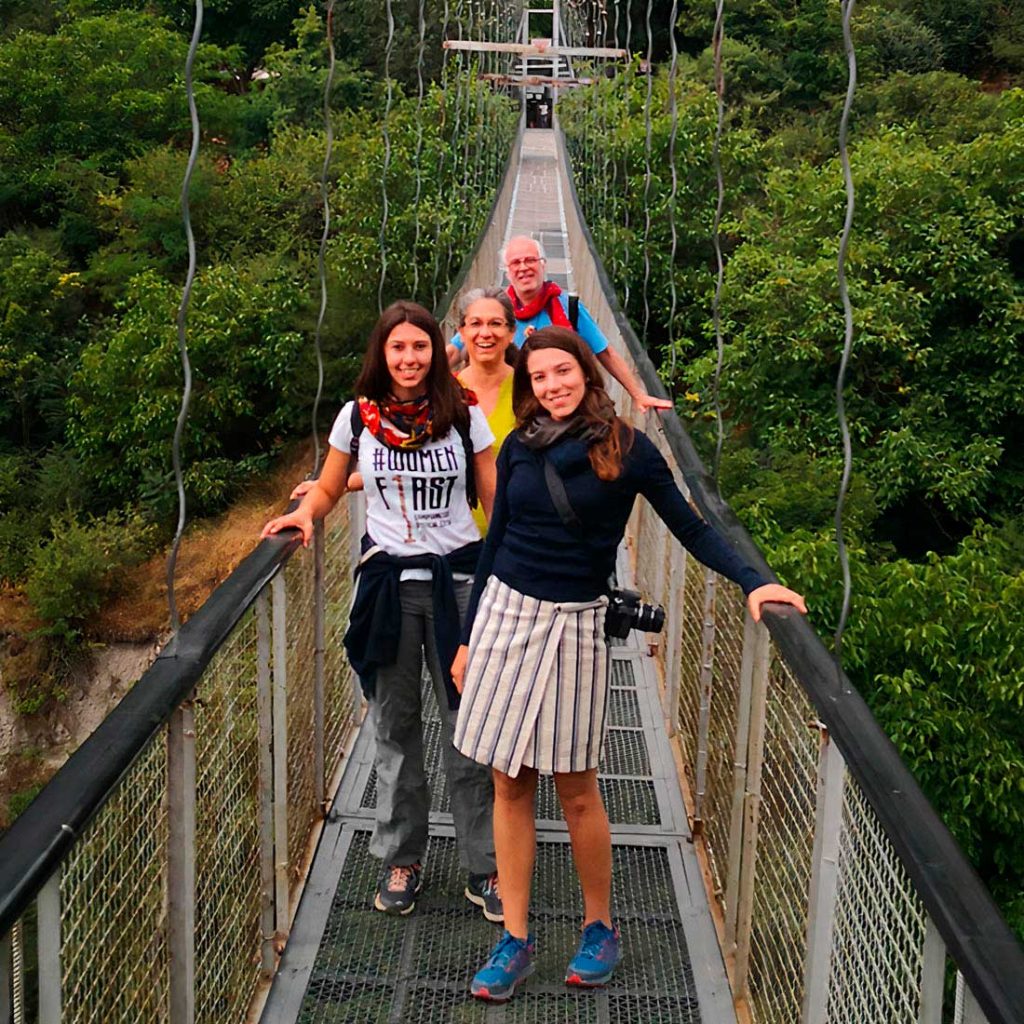 Khndzoresk Swinging Bridge with Hayk The Guide, Armenia with Hayk